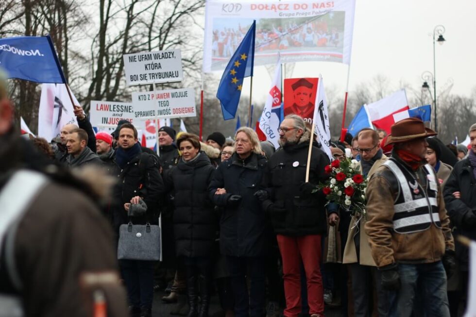 Protest pod trybunałem Konstytucyjnym