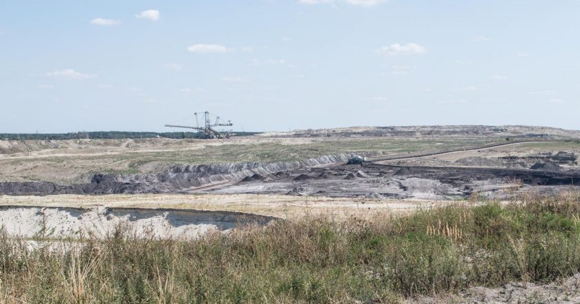 Odkrywka Tomisławice, należąca do Kopalni Węgla Brunatnego Konin, jest względnie mała. Fot. Jakub Szafrański