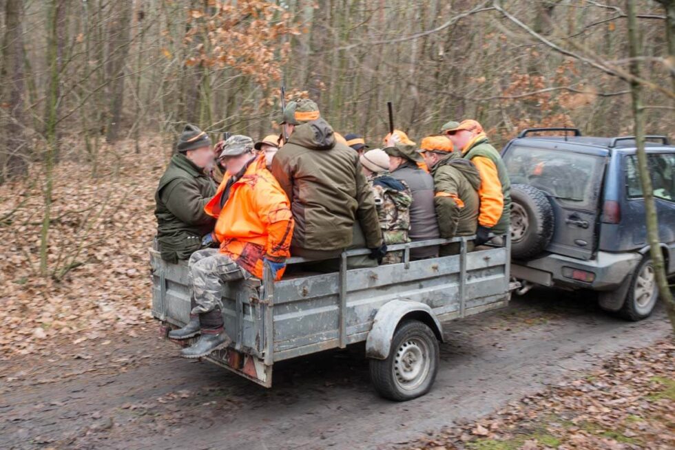 Blokada polowania. Fot. Jakub Szafrański, 2017
