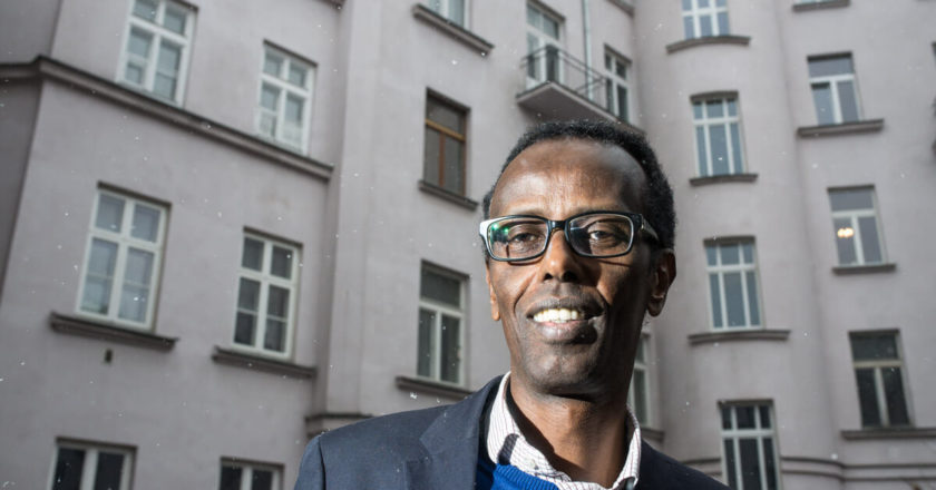 Elmi Abdi, prezes Fundacji dla Somalii. Fot. Jakub Szafrański.