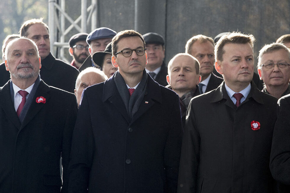 Macierewicz, Morawiecki, Błaszczak