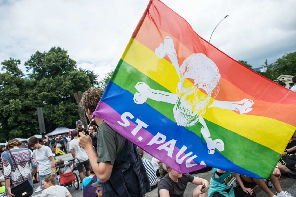 Protesty na szczycie G20 w Hamburgu, 2017 rok Fot. Jakub Szafrański