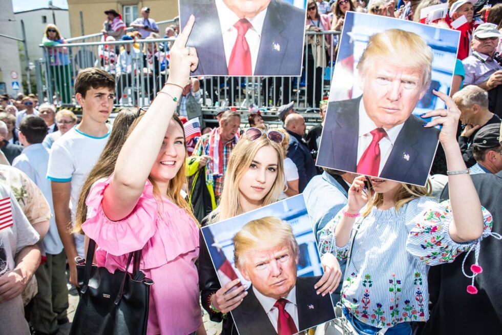 Trump w Polsce