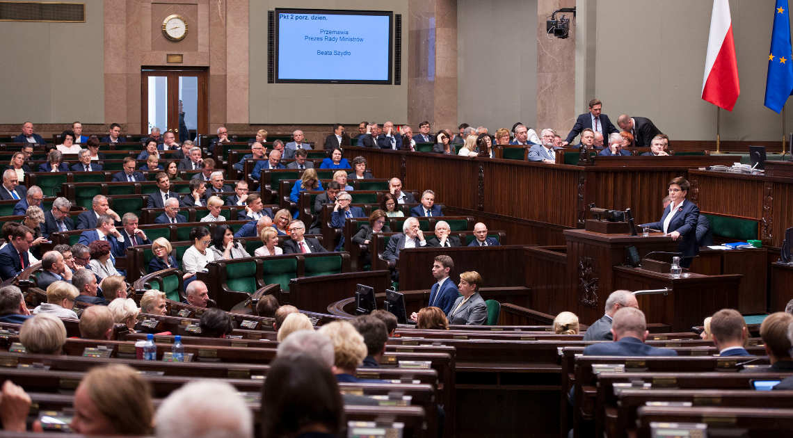 Wystąpienie Beaty Szydło w Sejmie