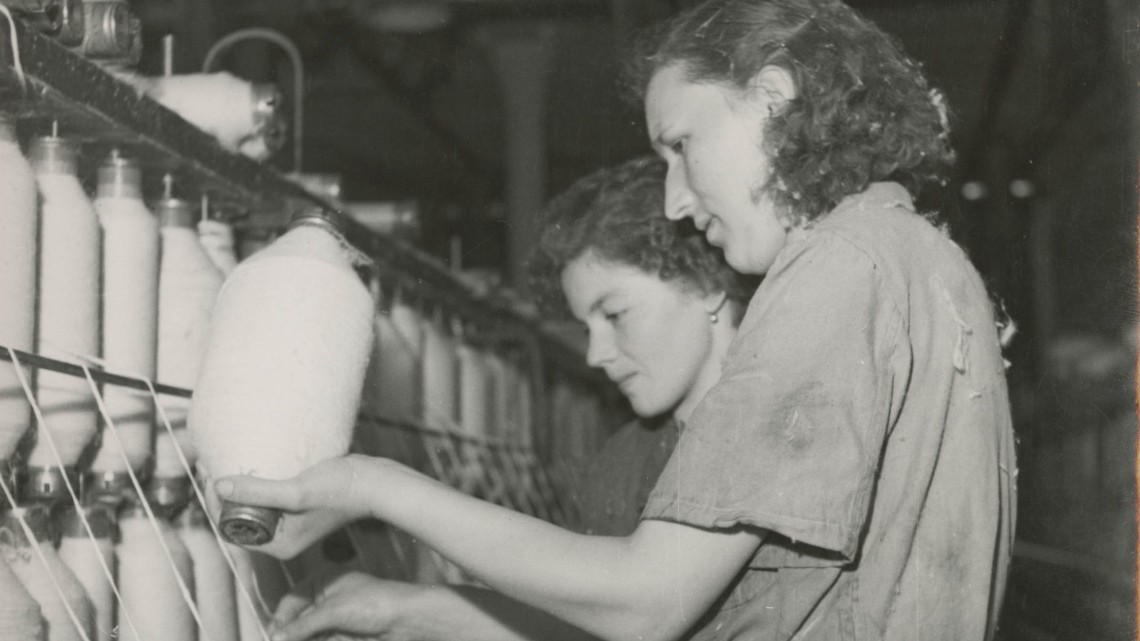 Prządki przy pracy. Fot. Ignacy Płażewski