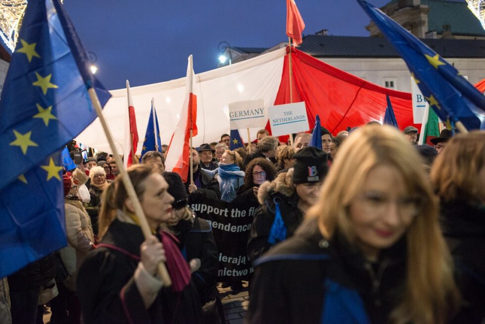 Marsz tysiąca tóg. Fot. Jakub Szafrański