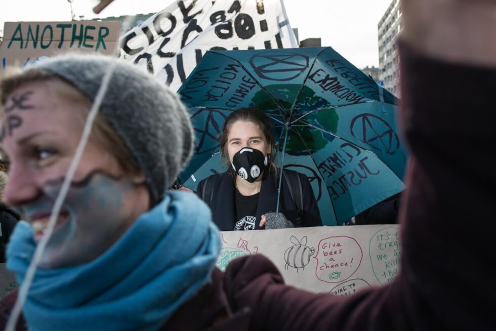 Marsz dla klimatu w Katowicach, COP24. Fot. Jakub Szafrański