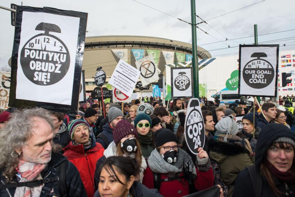 Marsz dla klimatu w Katowicach, COP24. Fot. Jakub Szafrański