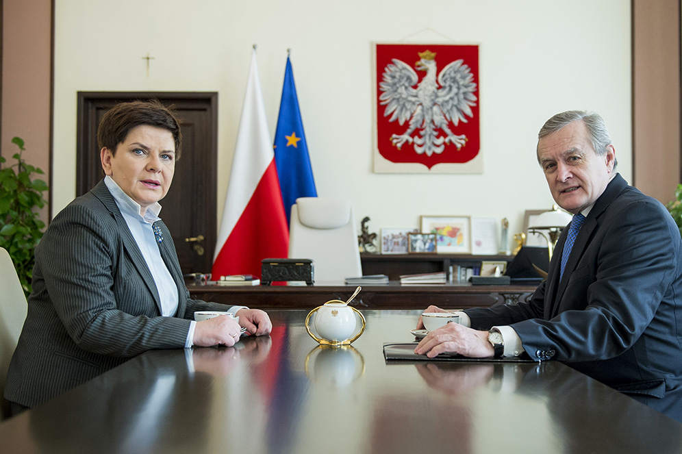 Beata Szydło, Piotr Gliński