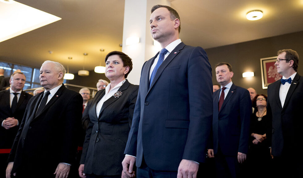 Jarosław Kaczyński, Beata Szydło, Andrzej Duda