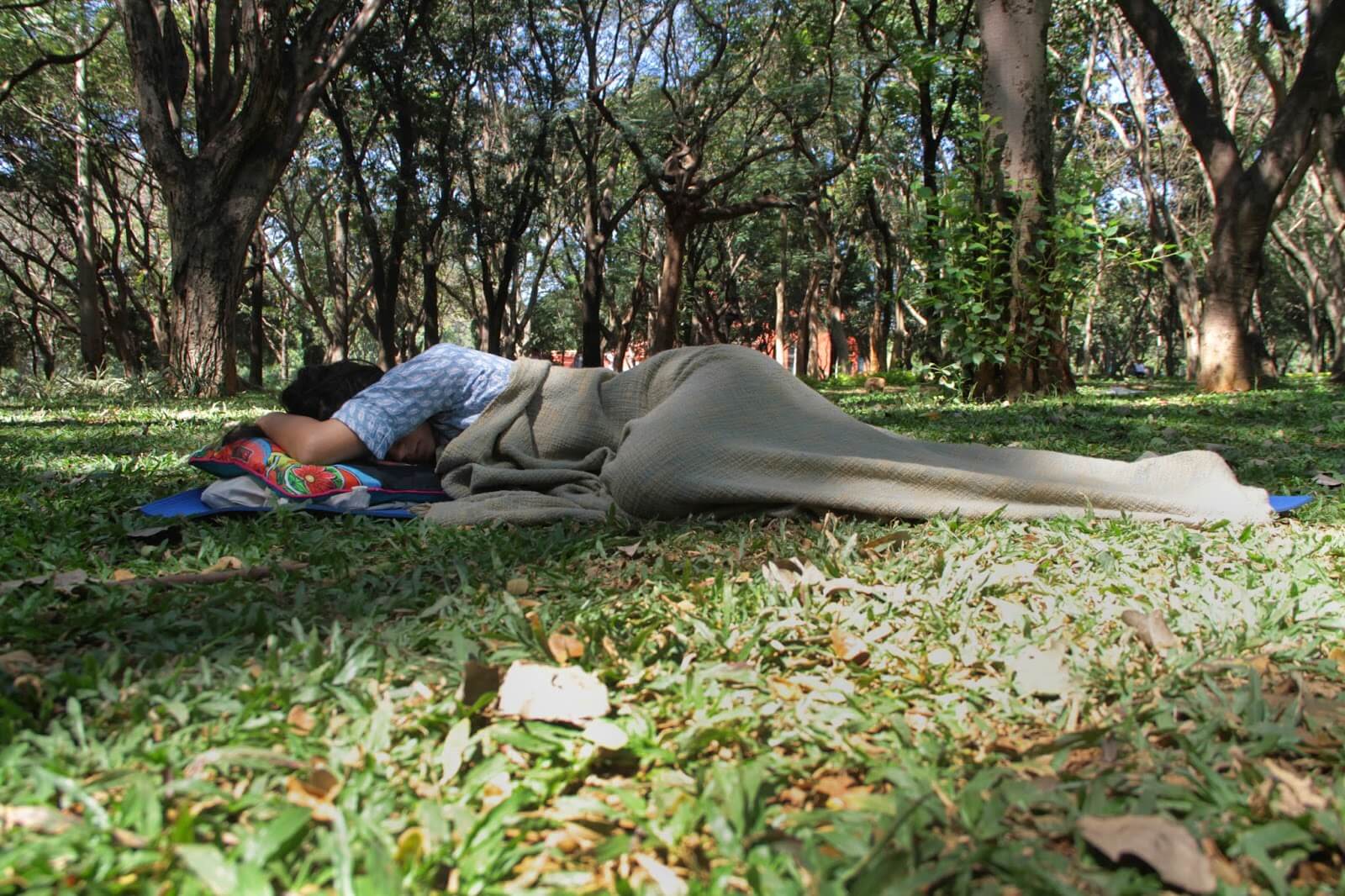 Meet To Sleep, park Cubbon w Bangalore, 2015 rok. Fot. blanknoise.org