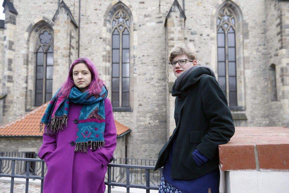 Layla (po lewej) i Hana. Fot: Milan Malíček, Právo