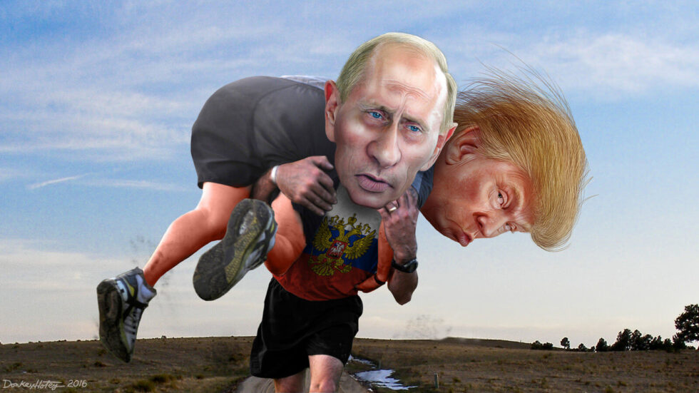 putin-trump-rysunek