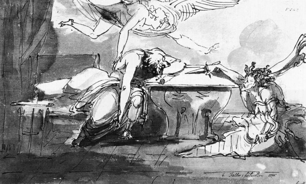 Johan-Tobias-Sergel-Plunging-into-Despair