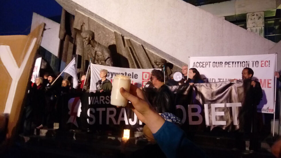 Protest pod Sądem Najwyższym #WolneSądy, 2 lipca 2018. Fot. agn