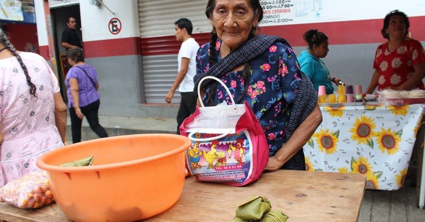 Chatina Oaxaca Women Traditional Clothes Poverty