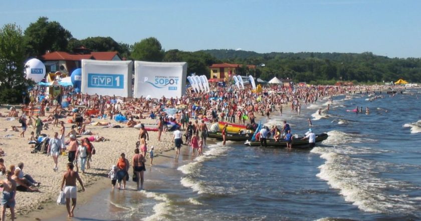 Plaża w Sopocie