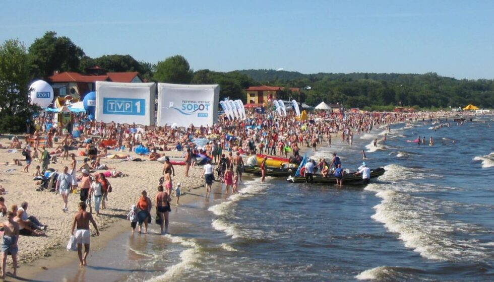 Plaża w Sopocie