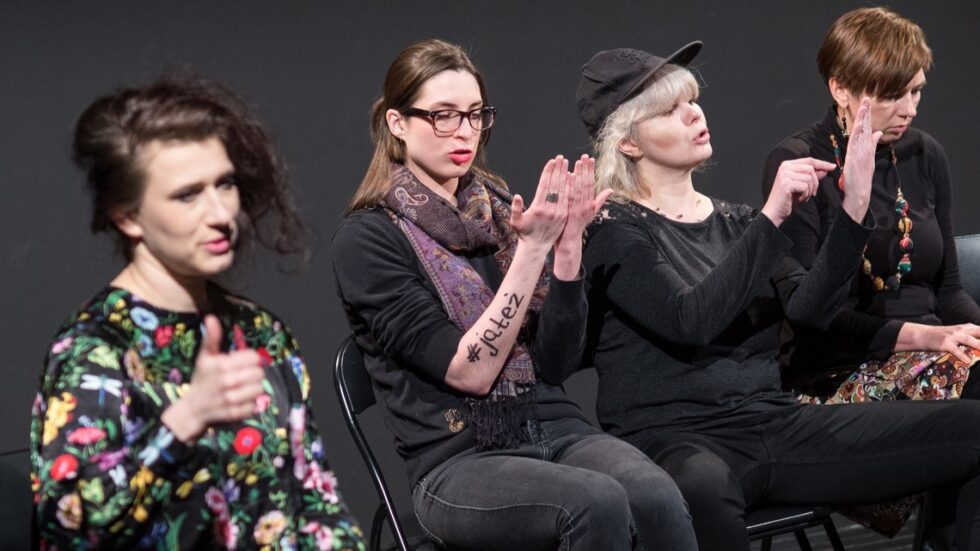 Spektakl teatru Laboratorium Madaleny. Fot. Jakub Szafrański