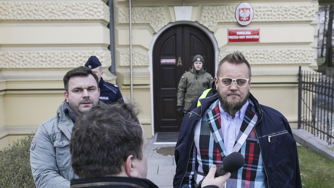 Strajk przedsiębiorców pod KPRM Fot. Monika Bryk