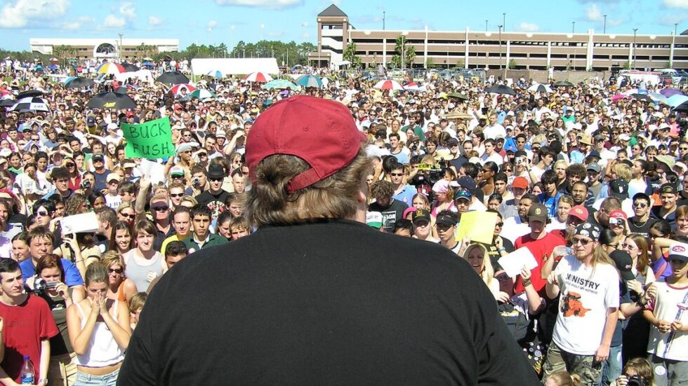 Michael Moore. Fot. Brave New Films/flickr.com