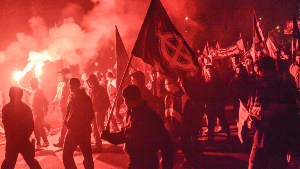 Marsz Niepodległości w Warszawie Fot. Jakub Szafrański