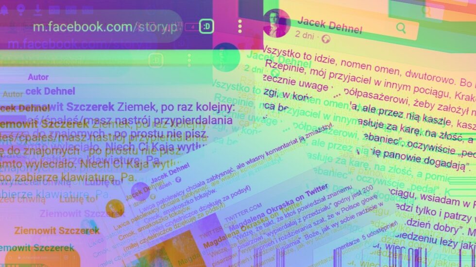 Fot. facebook.com/jacek.dehnel. Edycja KP.