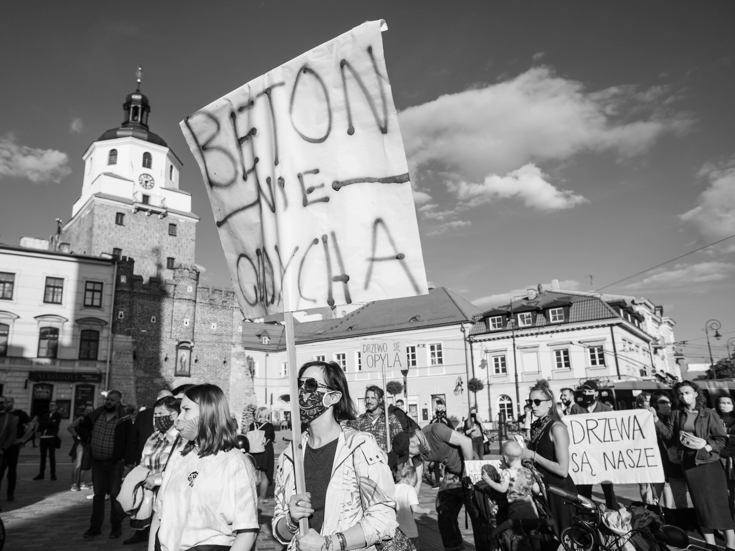 Protest mieszkańców i mieszkanek Lublina Fot. Jakub Szafrański