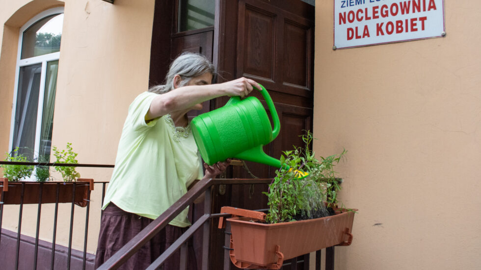 Mieszkanka schroniska dla kobiet w Lublinie Fot. Jakub Szafrański