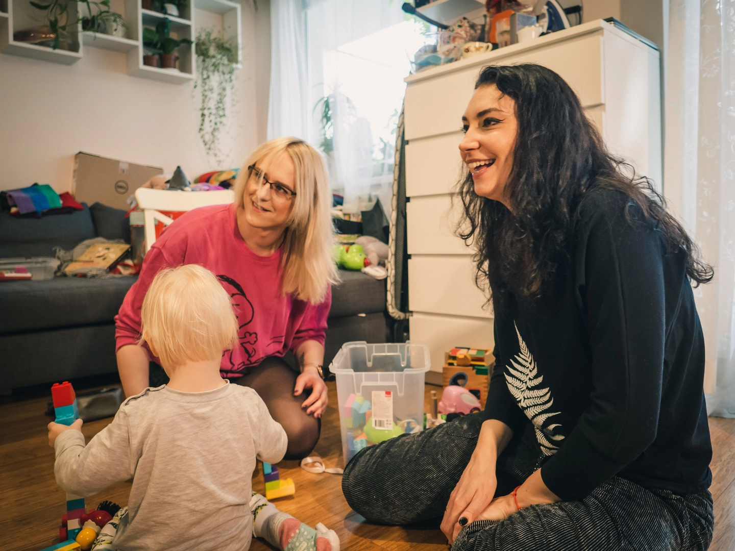 Kasia, Ola i Staś. Fot. Aleksandra Wysokińska