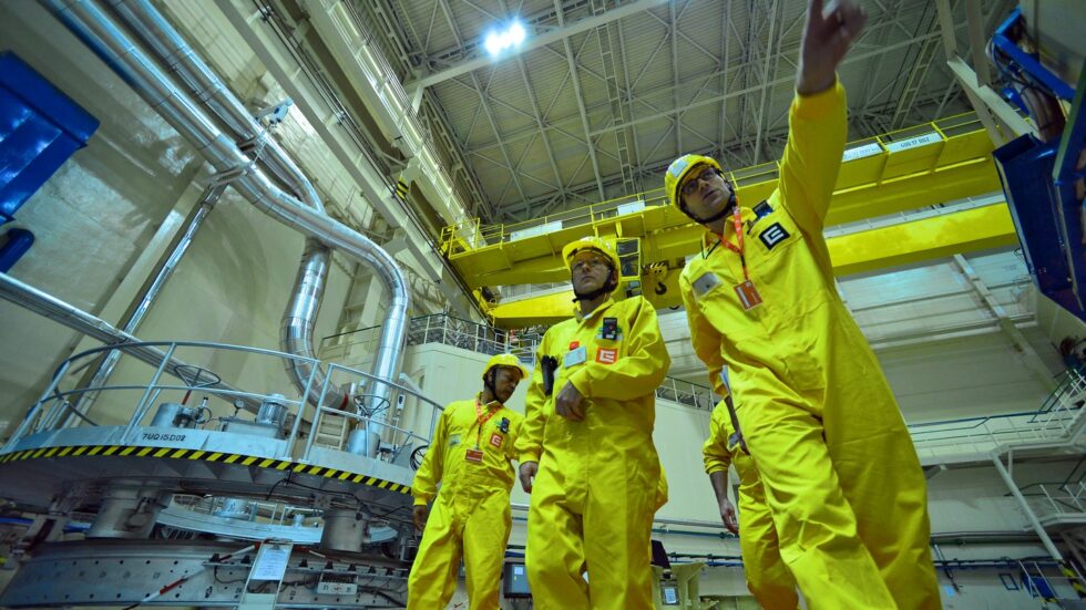 Szkolenie pracowników elektrowni atomowej Dukowany w Czechach. Fot. Dean Calma\IAEA