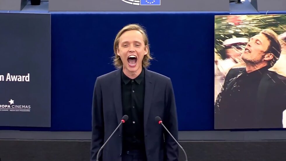 Bartosz Bielenia w Parlamencie Europejskim