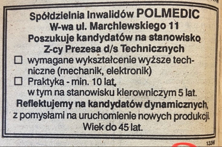 ogloszenie o pracę