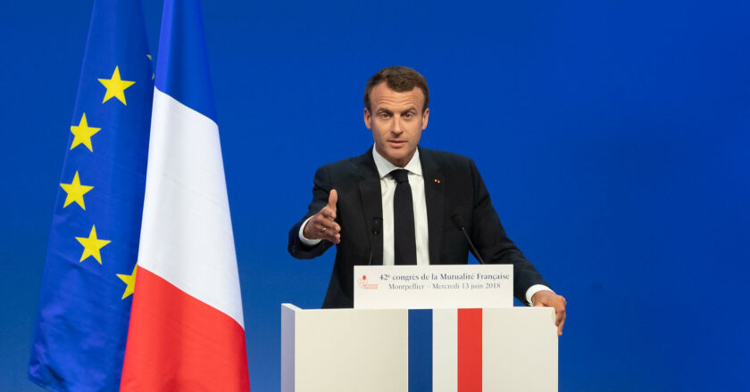 Emmanuel Macron. Fot. FNMF/N. MERGUI via Mutualité Française, Flickr.com