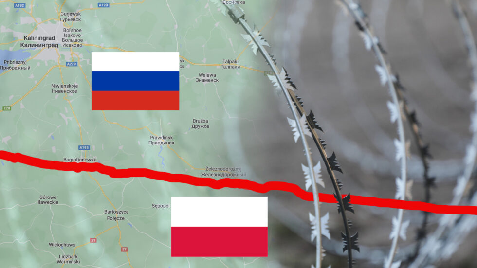 płot żyletkowy, mapa