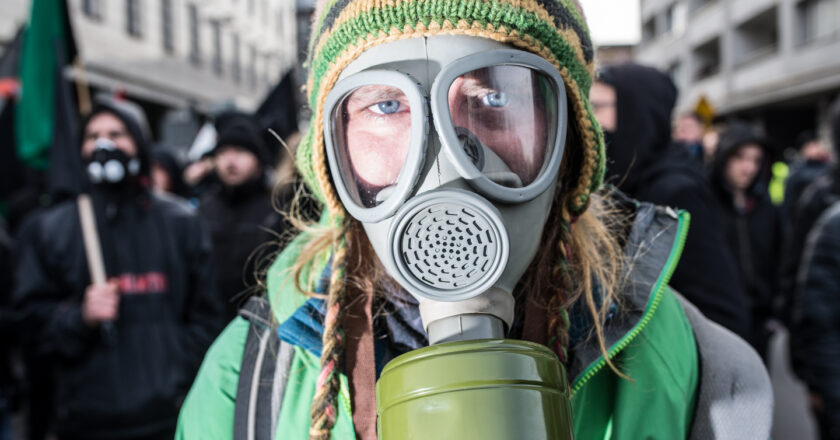 Demonstracja ekologów w Katowicach. Fot. Jakub Szafrański