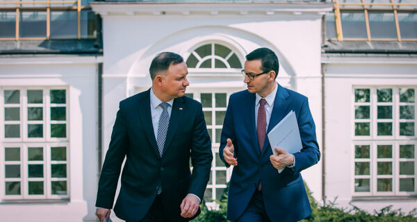 Andrzej Dida i Mateusz Morawiecki