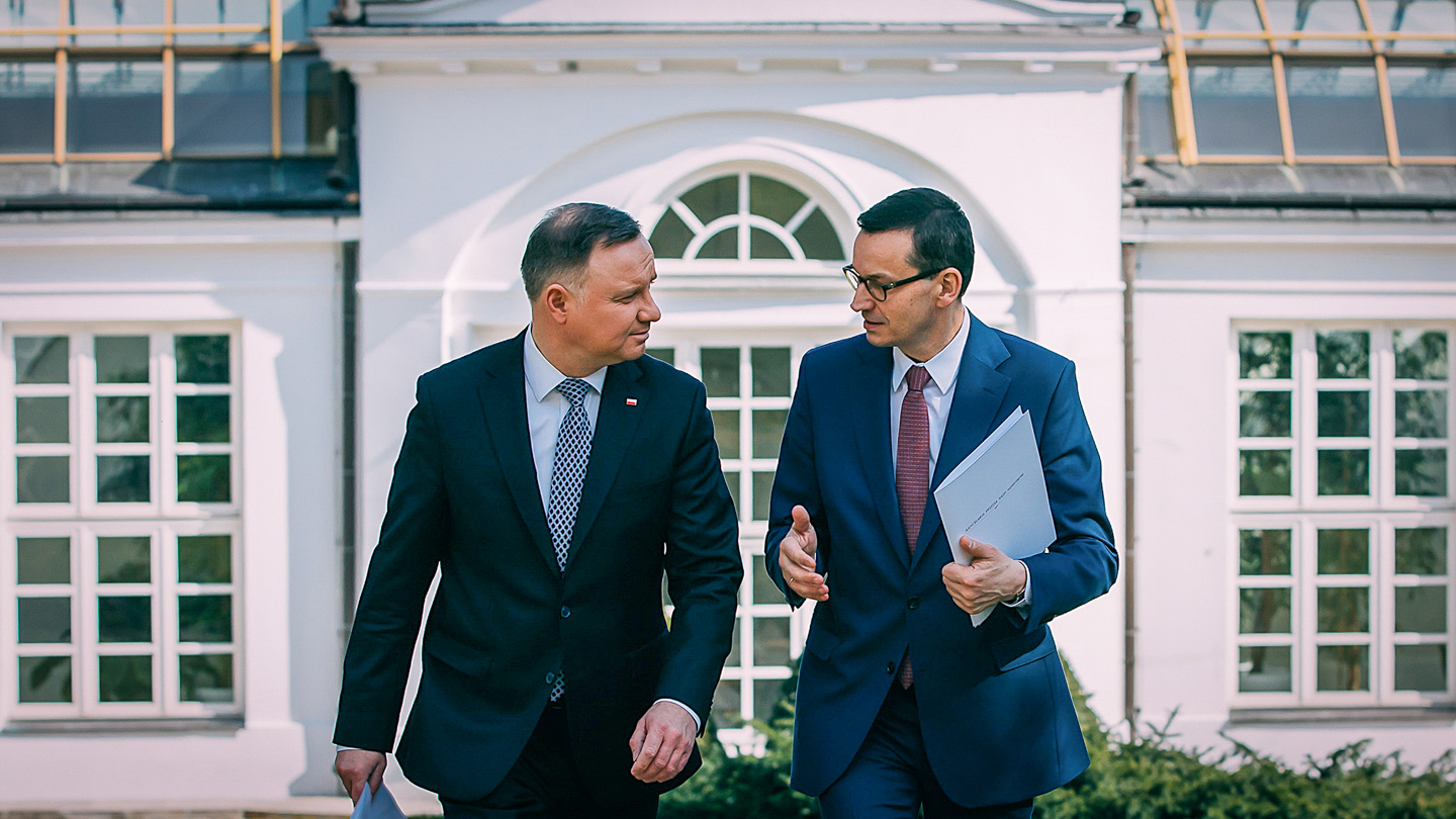 Andrzej Dida i Mateusz Morawiecki