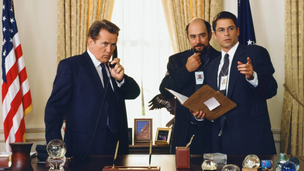 Kadr z serialu „West Wing”