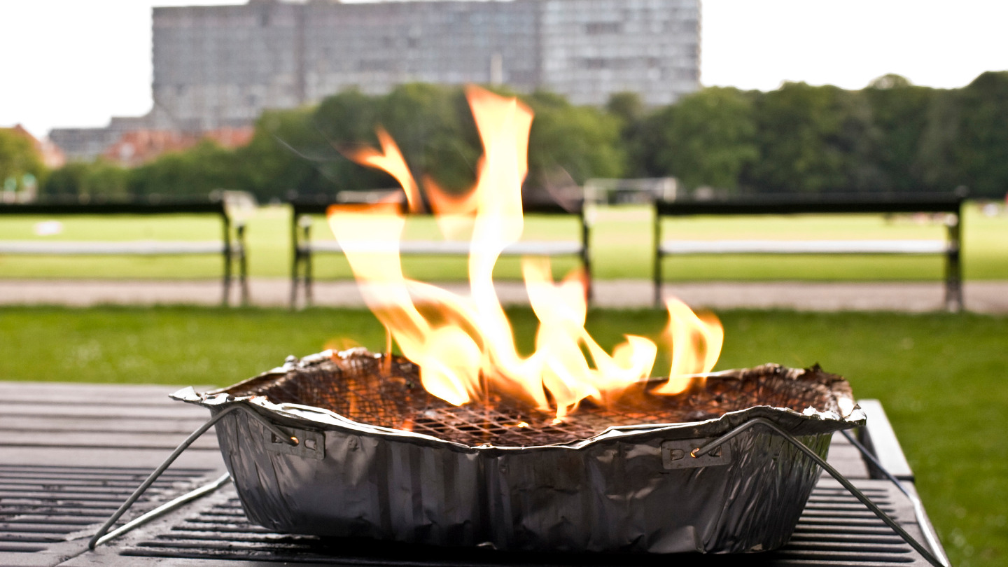 Why do Poles not barbecue in public places?