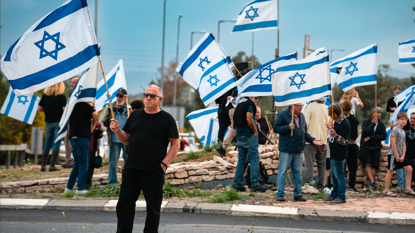 They protest due to the fact that they don't want Israel to be like Poland