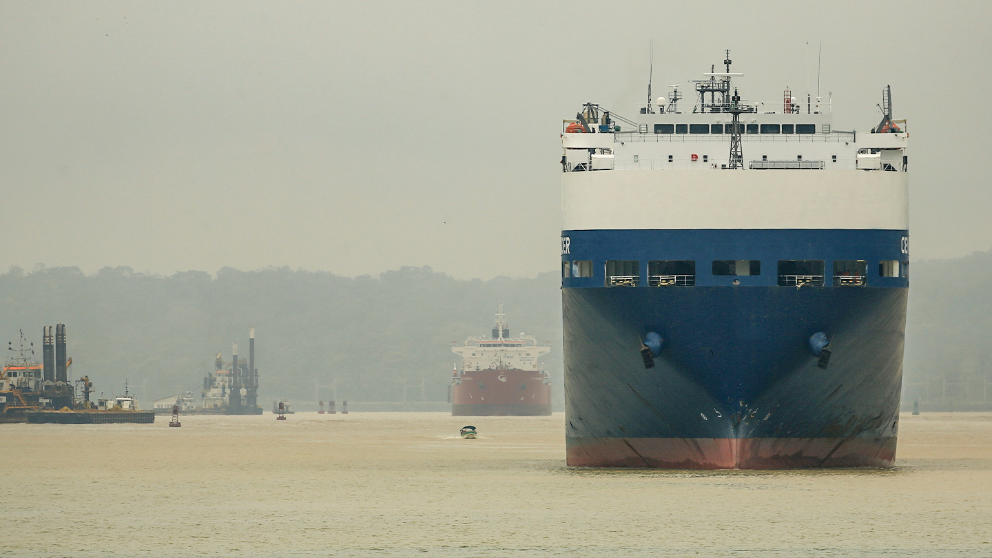 The Panama Canal is drying up. Either the ships will be stuck, or there will be nothing to drink