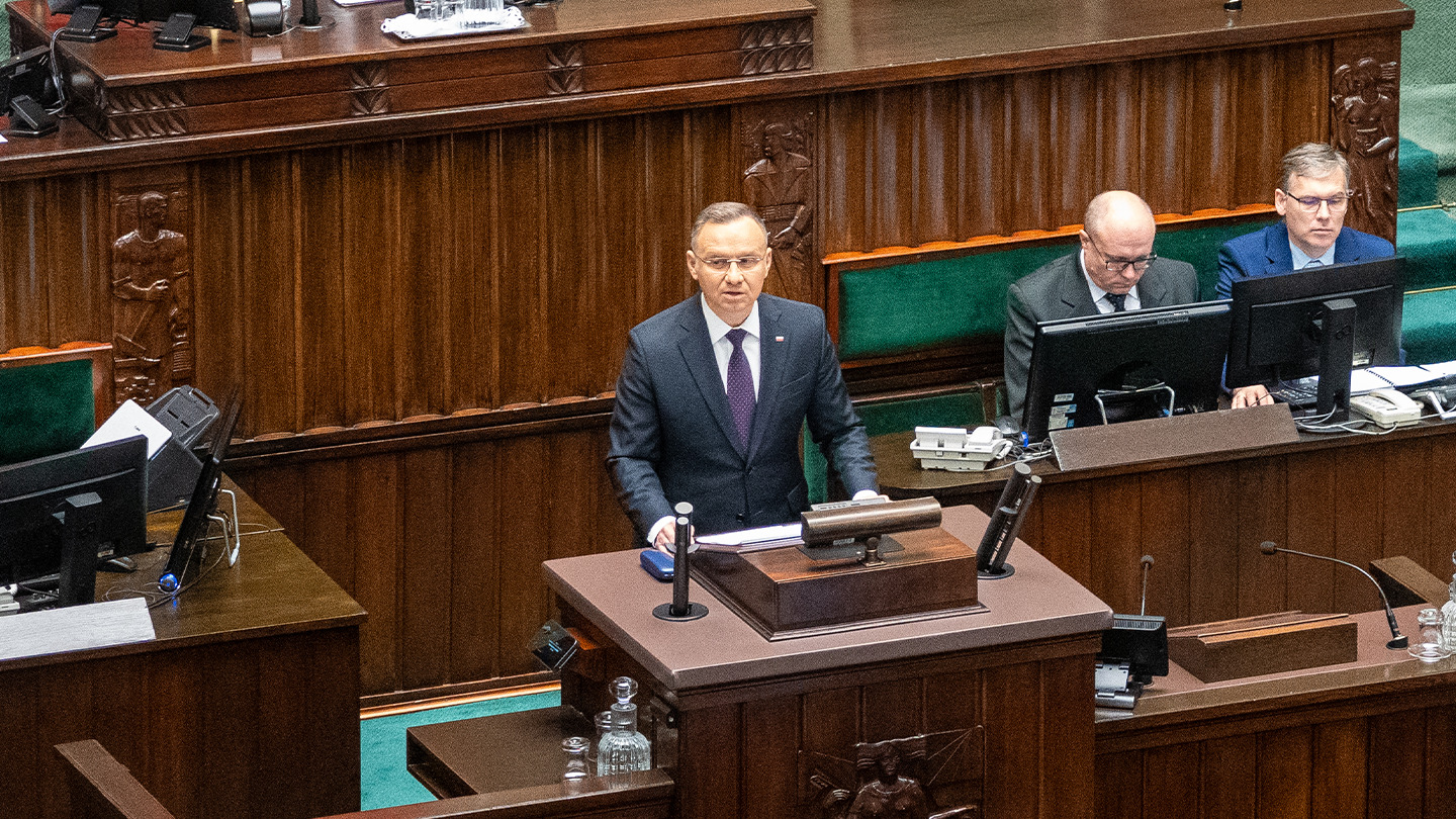 Duda jako aspirujący lider opozycji, premier jako pierwszy eurosceptyk