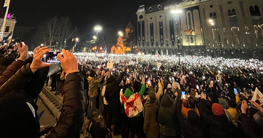 Demonstracja w Tibilisi. Fot. DerFuchs/Wikimedia Commons
