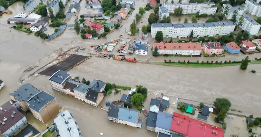 Powódź w miejscowości Głuchołazy. Fot. DW News