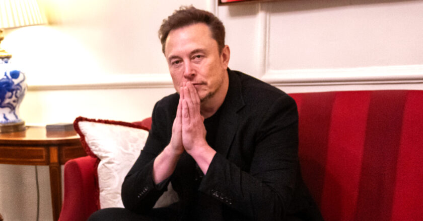 Elon Musk. Fot. Simon Walker/No 10 Downing Street, ed. KP