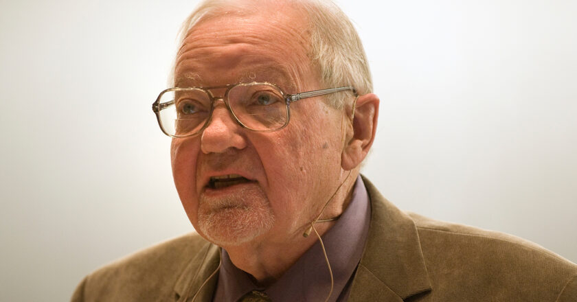 Fredric Jameson. Fot. Tor Erik H. Mathiesen/SCANPIX/Holbergprisen/Flickr.com