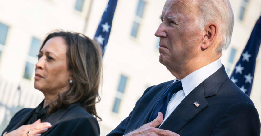 Kamala Harris i Joe Biden. Fot. James Mullen/Flickr.com