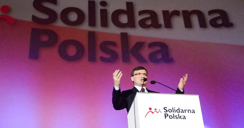 Zbigniew Ziobro podczas konwencji Solidarnej Polski na Wawelu w 2013 roku. Fot. Piotr Drabik