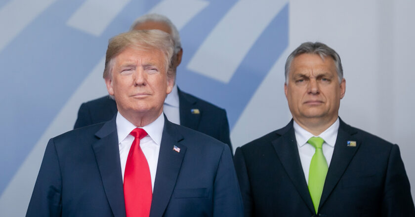 Donald Trump i Viktor Orbán. Fot. Tauno Tõhk/Flickr.com